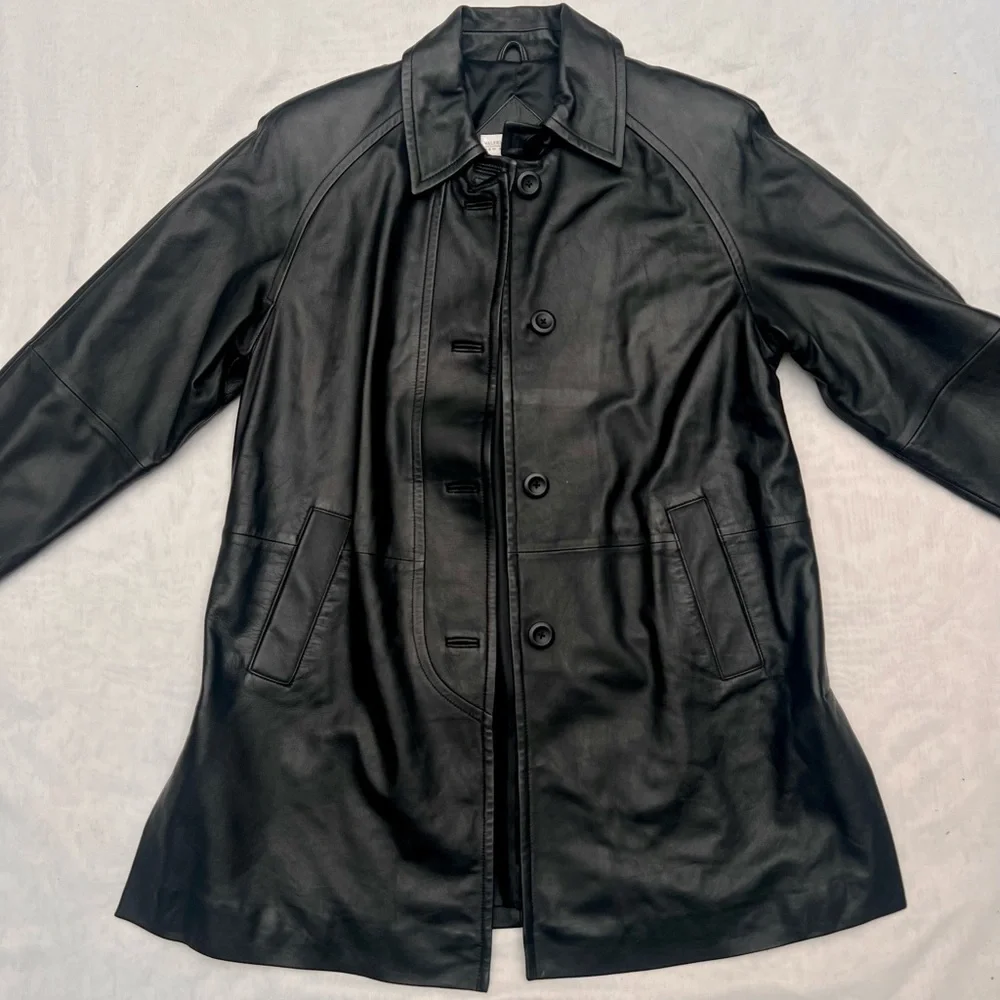 Long Leather Jacket - Picture 2 of 4
